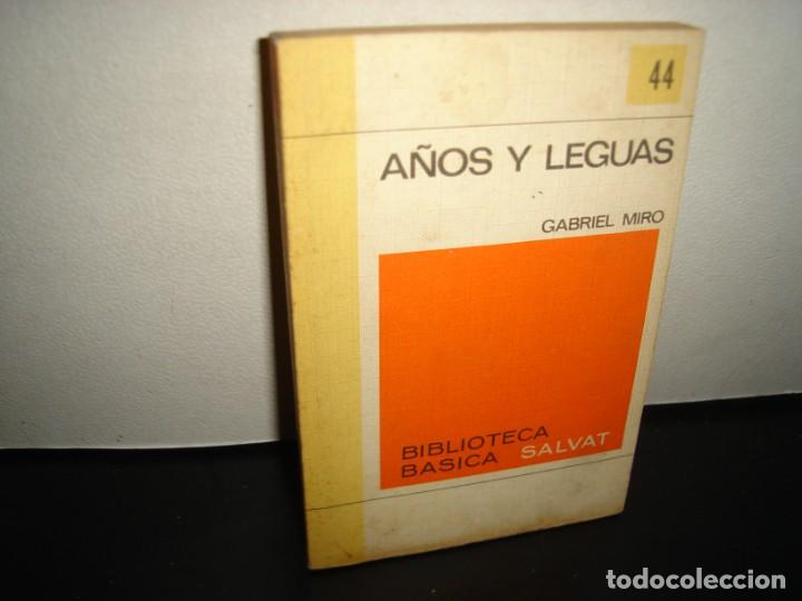 Libros de segunda mano: 26- A&Ntilde;OS Y LEGUAS - GABRIEL MIRO - Foto 1