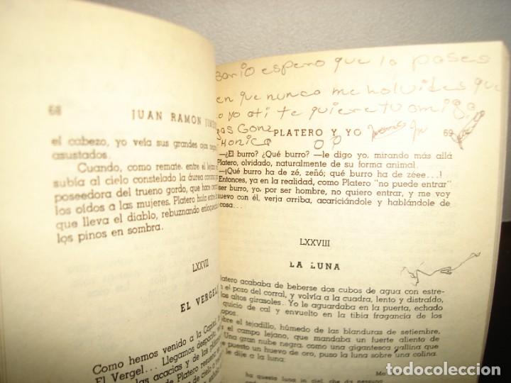 Libros de segunda mano: 26- PLATERO Y YO - JUAN RAM&Oacute;N JIM&Eacute;NEZ - Foto 3