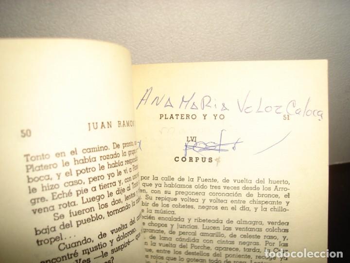 Libros de segunda mano: 26- PLATERO Y YO - JUAN RAM&Oacute;N JIM&Eacute;NEZ - Foto 5