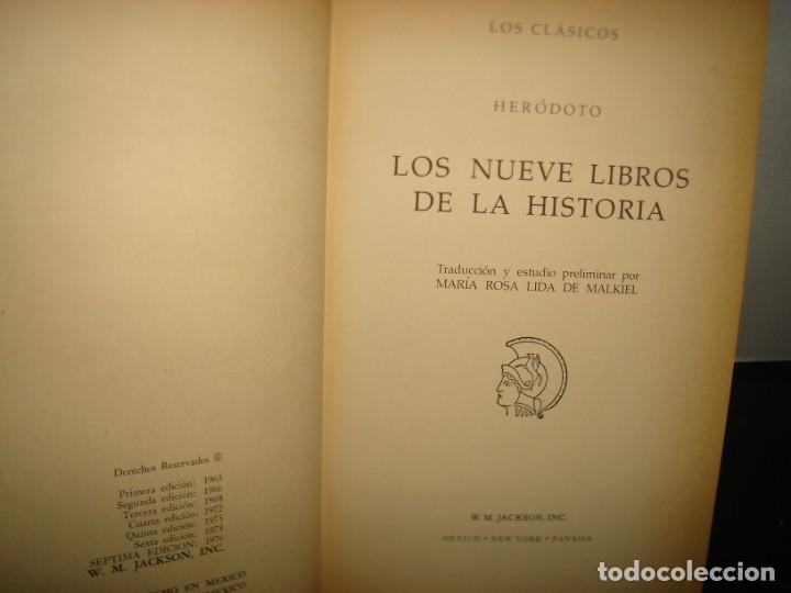 Libros de segunda mano: 26- LOS NUEVE LIBROS DE LA HISTORIA. HER&Oacute;DOTO - Foto 4