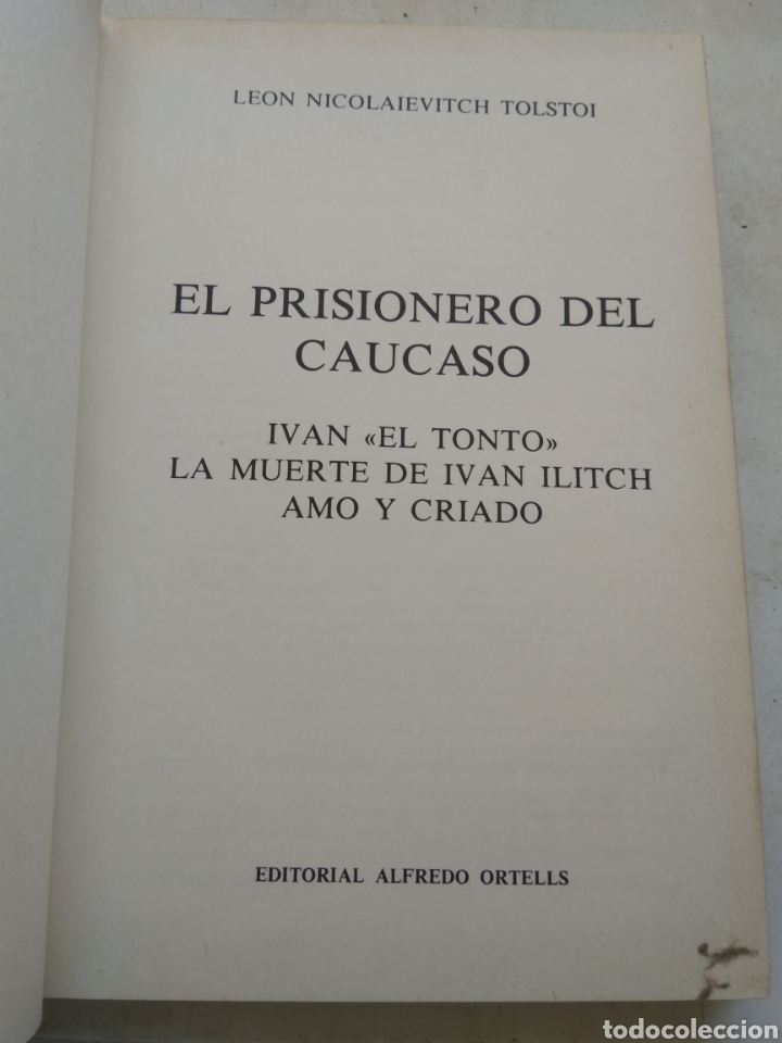 Libros de segunda mano: EL PRISIONERO DEL CAUCASO/ALFREDO ORTELLS - Foto 2