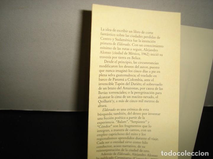 Libros de segunda mano: 26- ELDORADO - ALEJANDRO ALONSO - Foto 3