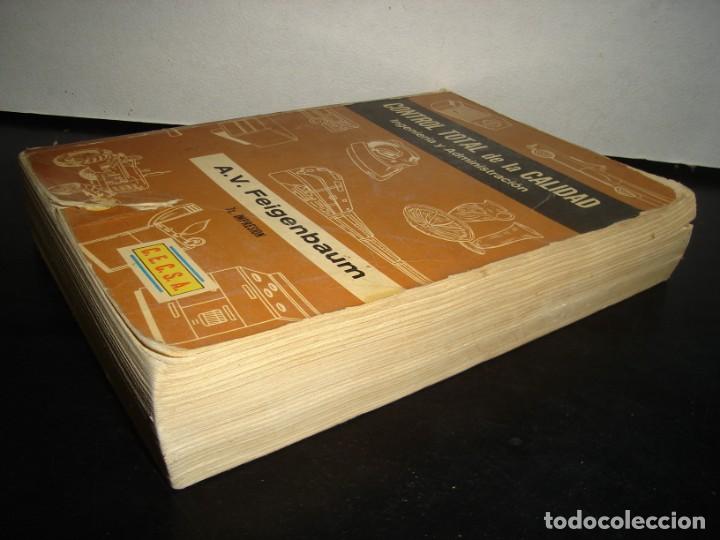 Libros de segunda mano: 24- CONTROL TOTAL DE CALIDAD. INGENIER&Iacute;A Y ADMINISTRACI&Oacute;N - A. V. FEIGENBAUM - Foto 3