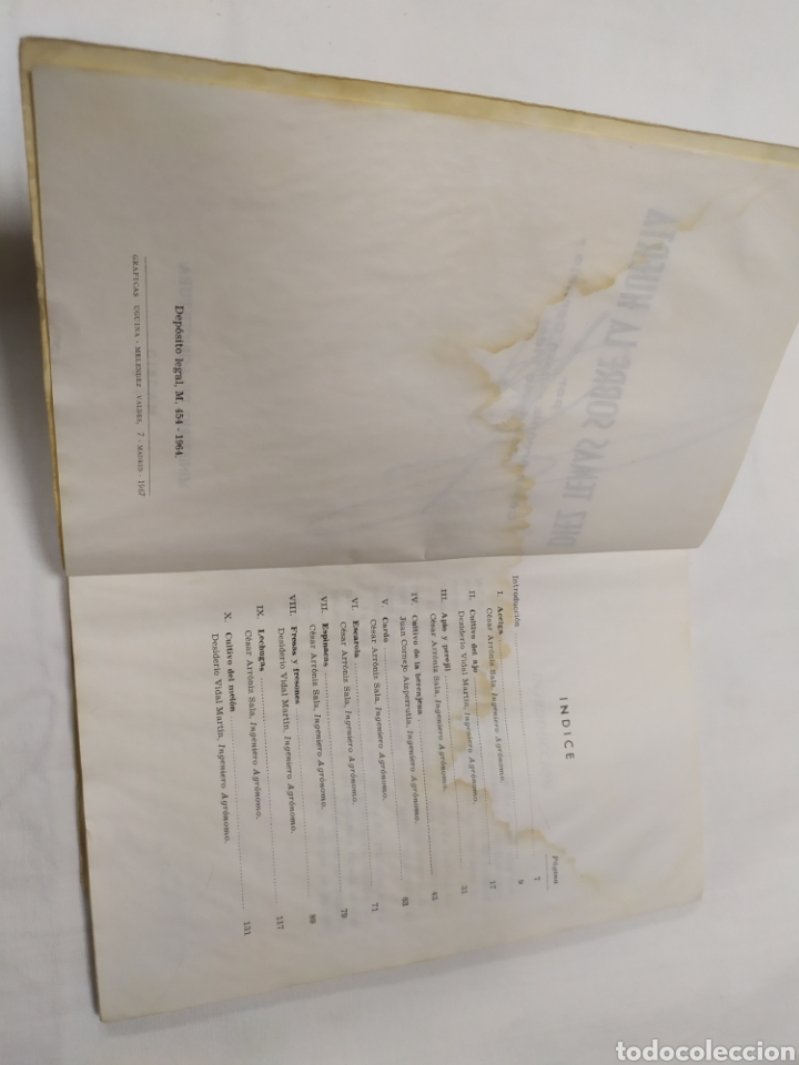 Libros de segunda mano: Diez temas sobre la huerta - Foto 3
