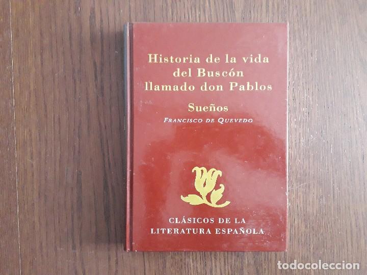 Libros de segunda mano: libro usado, historia de la vida del busc&oacute;n llamado don Pablos-sue&ntilde;os, Quevedo, Rueda a&ntilde;o 1996