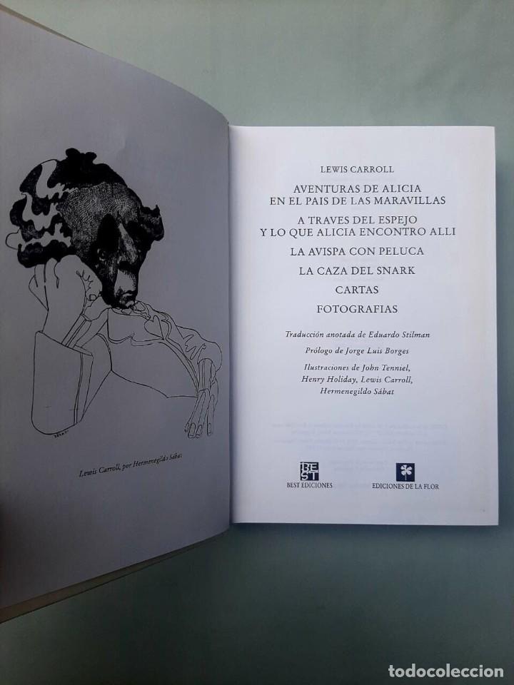 Libros de segunda mano: Carroll, Lewis - Los Libros de Alicia. La casa del Snark. La avispa con peluca. - Foto 2