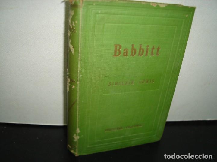 Libros de segunda mano: 27- BABBITT - SINCLAIR LEWIS - 1941 - Foto 1