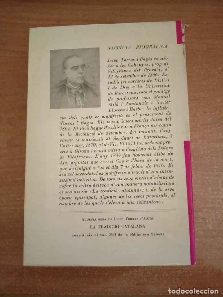 Libros de segunda mano: La Tradici&oacute; Catalana - J. Torres i Bages - en catal&agrave; - Foto 2
