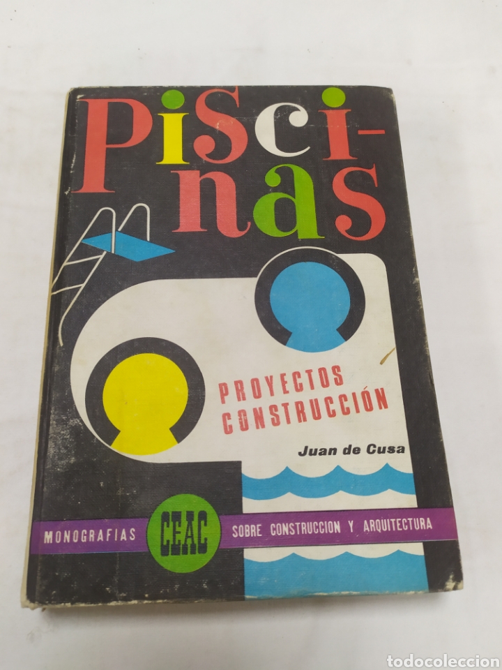 Libros de segunda mano: Piscinas, Monograf&iacute;as CEAC, 1970 - Foto 1