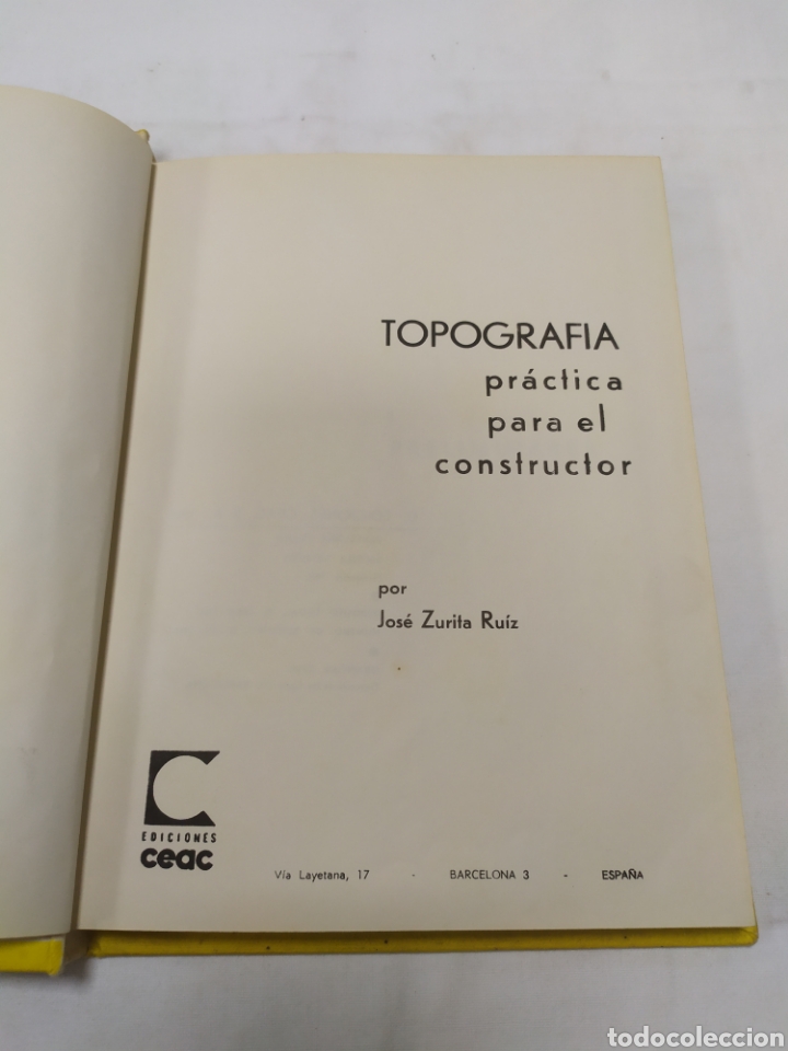 Libros de segunda mano: Topograf&iacute;a pr&aacute;ctica para el constructor, Monograf&iacute;as CEAC, 1965 - Foto 3