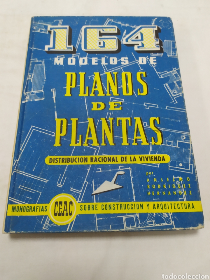 Libros de segunda mano: 164 modelos de planos de plantas, Monograf&iacute;as CEAC, 1971 - Foto 1