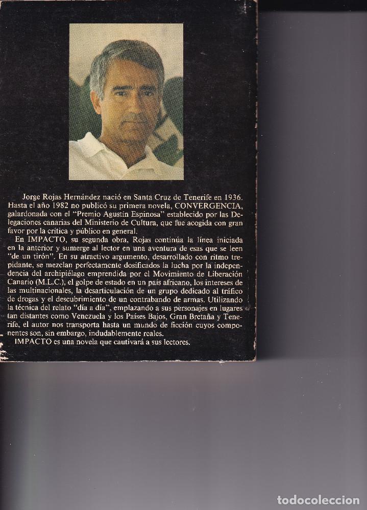 Libros de segunda mano: IMPACTO - JORGE ROJAS HERNANDEZ - TENERIFE - Foto 3