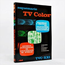 Libros de segunda mano: ESQUEMARIO TV COLOR TVC-XXI EDICIONES TÉCNICAS REDE. Lote 353433378