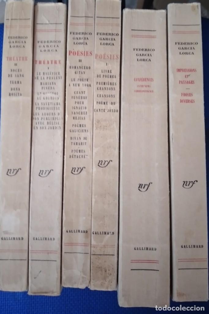 Libros de segunda mano: FEDERICO GARCIA LORCA OBRAS COMPLETAS 6 TOMOS EN FRANC&Eacute;S - Foto 1