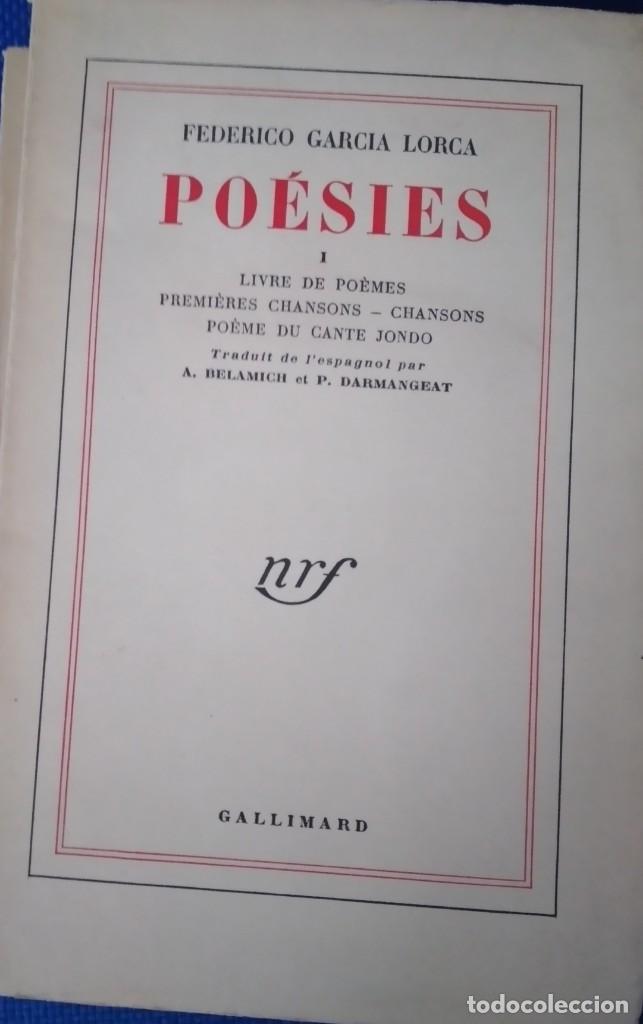 Libros de segunda mano: FEDERICO GARCIA LORCA OBRAS COMPLETAS 6 TOMOS EN FRANC&Eacute;S - Foto 2