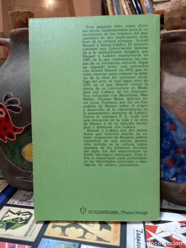 Libros de segunda mano: Arnold Hauser - Conversaciones con Luk&aacute;cs / Guadarrama 1978 - Foto 2