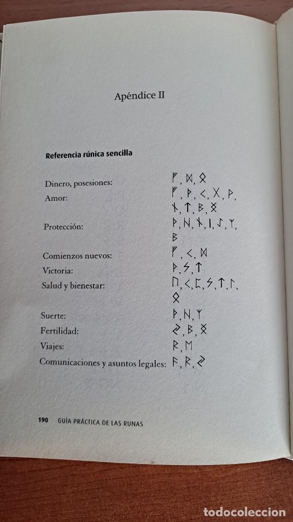 Libros de segunda mano: LISA PESCHEL - GUIA PRACTICA DE LAS RUNAS + BOLSA CON 24 RUNAS - Foto 4