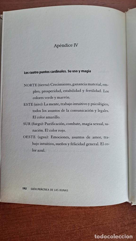 Libros de segunda mano: LISA PESCHEL - GUIA PRACTICA DE LAS RUNAS + BOLSA CON 24 RUNAS - Foto 6