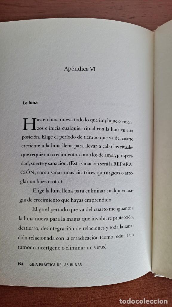 Libros de segunda mano: LISA PESCHEL - GUIA PRACTICA DE LAS RUNAS + BOLSA CON 24 RUNAS - Foto 8