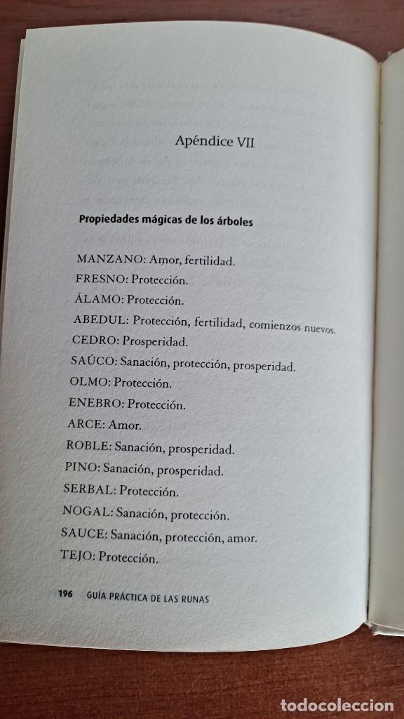 Libros de segunda mano: LISA PESCHEL - GUIA PRACTICA DE LAS RUNAS + BOLSA CON 24 RUNAS - Foto 10