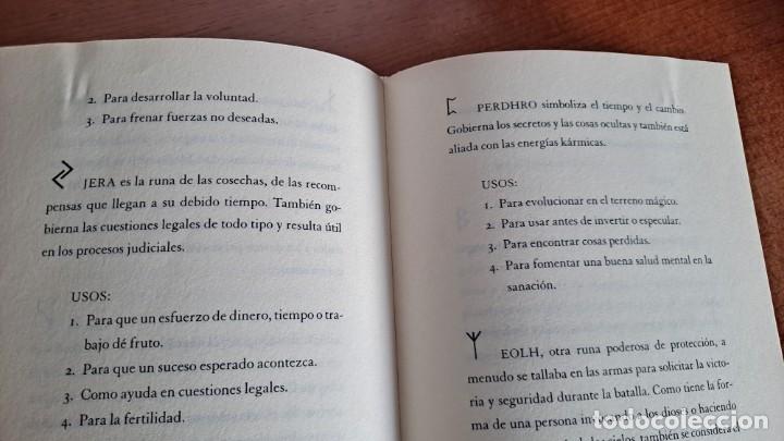 Libros de segunda mano: LISA PESCHEL - GUIA PRACTICA DE LAS RUNAS + BOLSA CON 24 RUNAS - Foto 13
