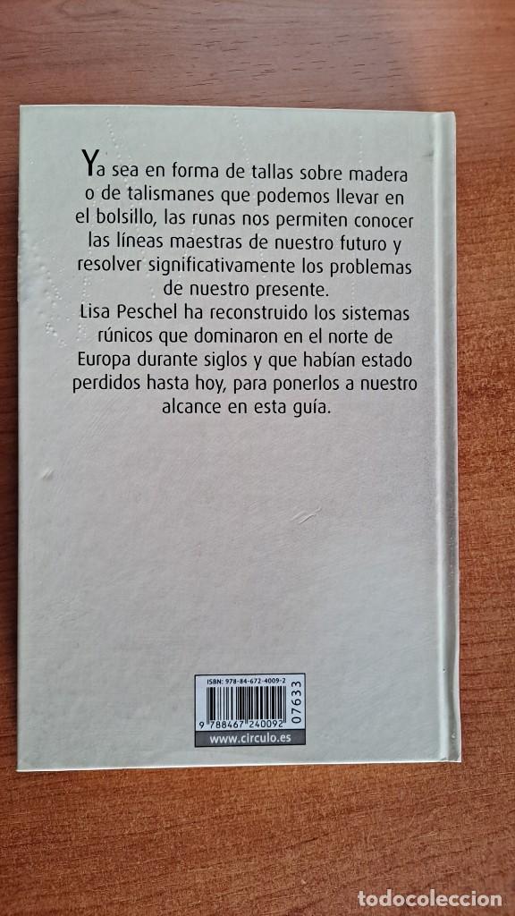 Libros de segunda mano: LISA PESCHEL - GUIA PRACTICA DE LAS RUNAS + BOLSA CON 24 RUNAS - Foto 14