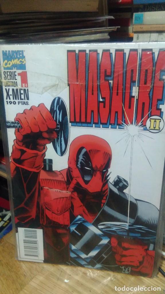 Libros de segunda mano: MASACRE II, MARVEL COMICS, SERIE LIMITADA 1-4, X-MEN, - Foto 1