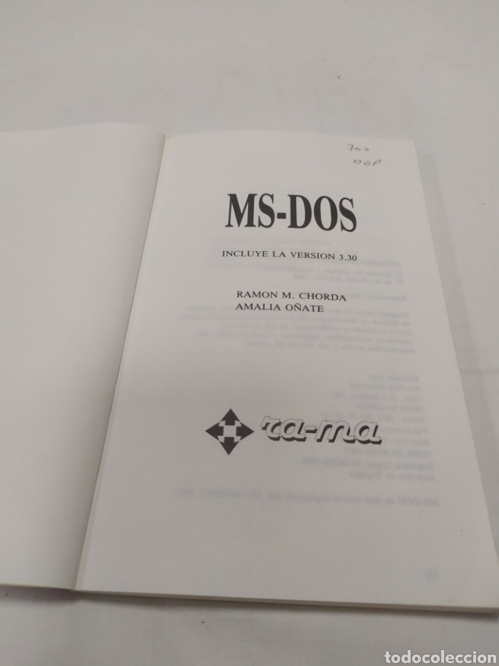 Libros de segunda mano: Micro gu&iacute;a MS-DOS, RA-MA Editorial, 1988 - Foto 3