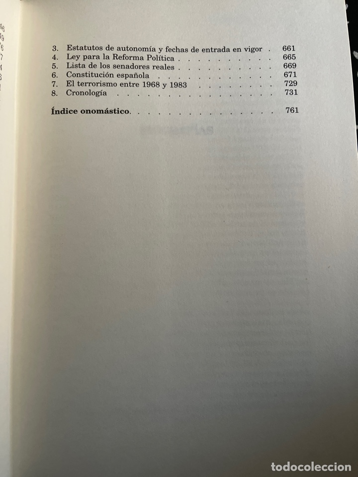 Libros de segunda mano: Diccionario de la transici&oacute;n. Victoria Prego - Foto 4