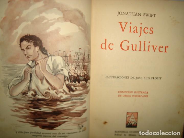 Libros de segunda mano: 169- VIAJES DE GULLIVER - JONATHAN SWIFT - EDITORIAL CUMBRE - 60S - Foto 3