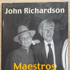 Libros de segunda mano: JOHN RICHARDSON. MAESTROS SAGRADOS, MONSTRUOS SAGRADOS: BEATON, CAPOTE, DALÍ, PICASSO, FREUD, WARHOL. Lote 353815398