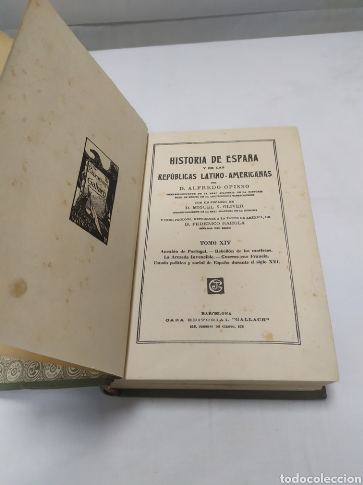 Libros de segunda mano: Historia de Espa&ntilde;a, Imprenta de Henrich - Foto 3