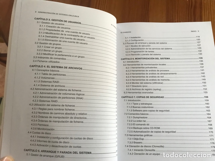 Libros de segunda mano: Administraci&oacute;n de sistemas GNU / Linux. Julio G&oacute;mez. Muy dif&iacute;cil - Foto 5