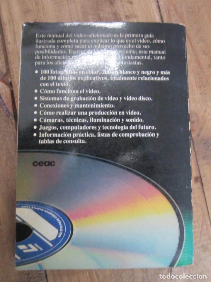 Libros de segunda mano: MANUAL DEL VIDEO AFICIONADO. David Cheshire. Ediciones CEAC 1983 - Foto 2
