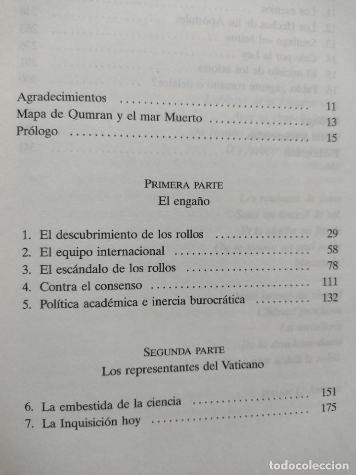 Libros de segunda mano: Michael Baigent-La conspiraci&oacute;n del Mar Muerto. - Foto 2