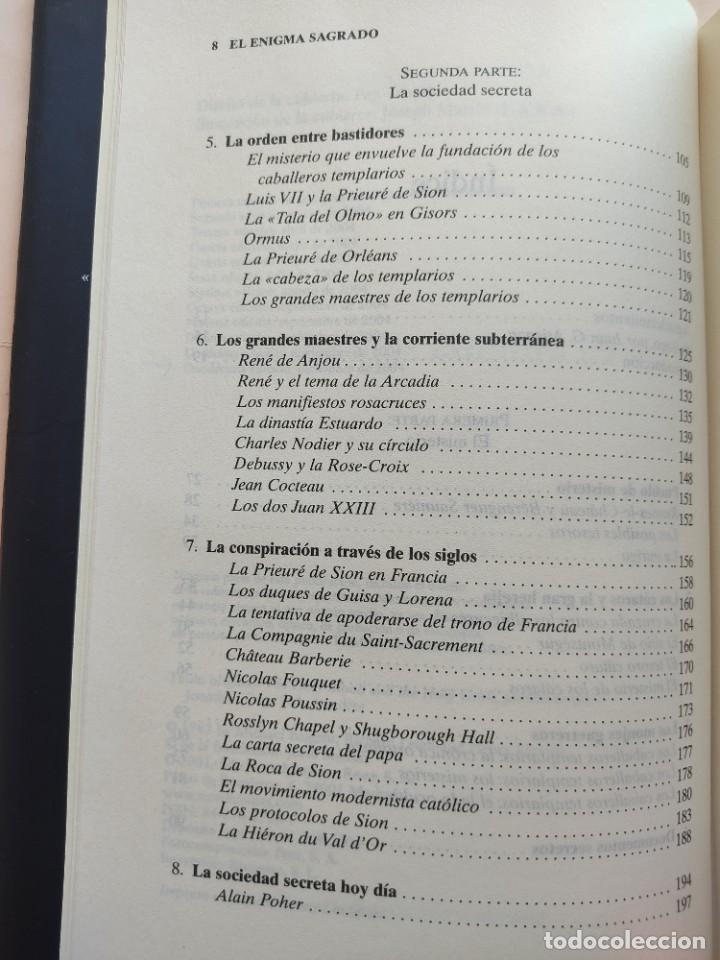Libros de segunda mano: Michael Baigent-El enigma sagrado. - Foto 2