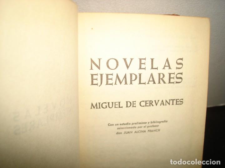 Libros de segunda mano: 29- NOVELAS EJEMPLARES - MIGUEL DE CERVANTES - Foto 3