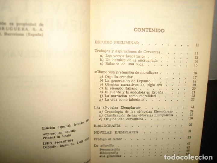 Libros de segunda mano: 29- NOVELAS EJEMPLARES - MIGUEL DE CERVANTES - Foto 4