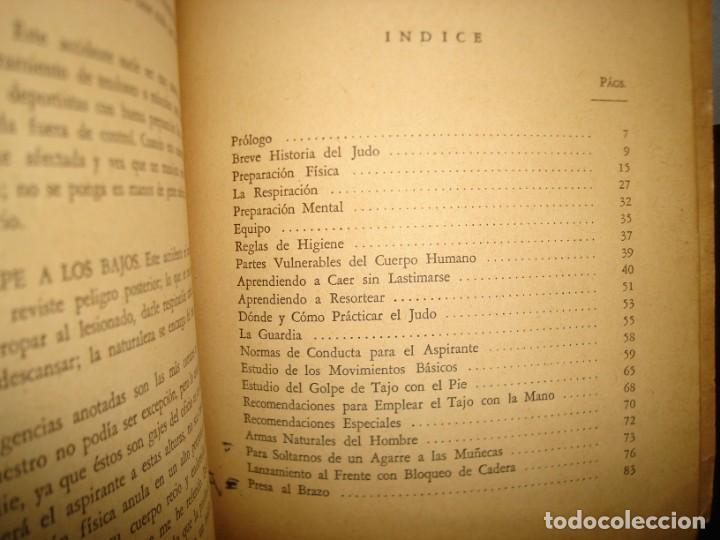 Libros de segunda mano: 30- JUDO - CARLOS HOFFMANN C. - 1966 - Foto 4