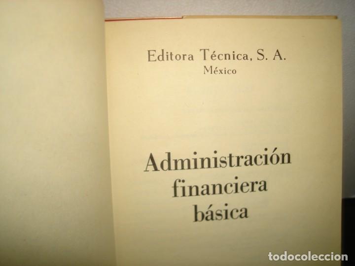 Libros de segunda mano: 30- ADMINISTRACI&Oacute;N FINANCIERA B&Aacute;SICA - SYMONDS - Foto 3