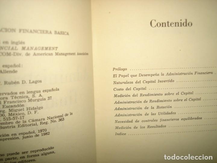 Libros de segunda mano: 30- ADMINISTRACI&Oacute;N FINANCIERA B&Aacute;SICA - SYMONDS - Foto 4