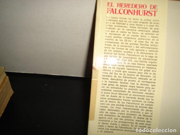 Libros de segunda mano: 30- EL HEREDERO DE FALCONHURST - LANCE HORNER - Foto 3