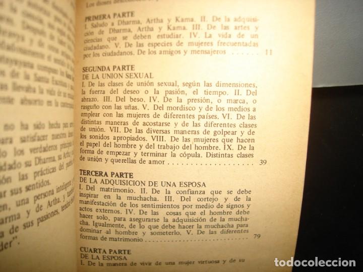 Libros de segunda mano: 30- EL DIVINO LIBRO DE LOS AMANTES. KAMA SUTRA - VATSYAYANA. COLECCI&Oacute;N DUDA - 1972 - Foto 3