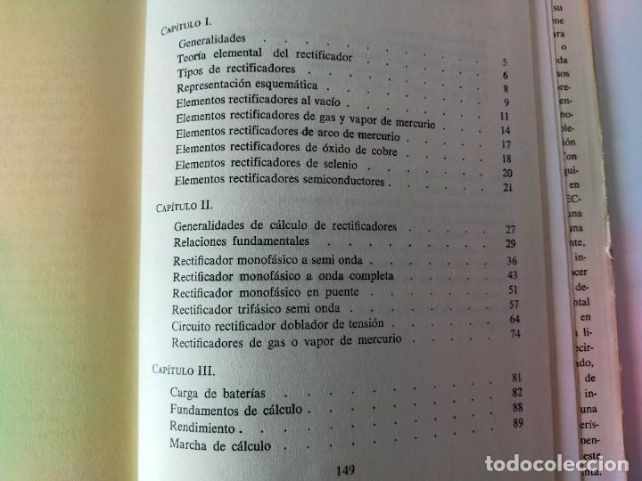 Libros de segunda mano: CIRCUITOS RECTIFICADORES - JAIME PERELLO - EDICIONES REDE 1965 - Foto 3