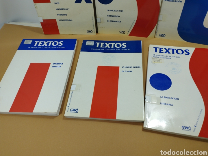 Libros de segunda mano: Textos de didactica de la lengua y de la literatura . 6 tomos. Grao. - Foto 2