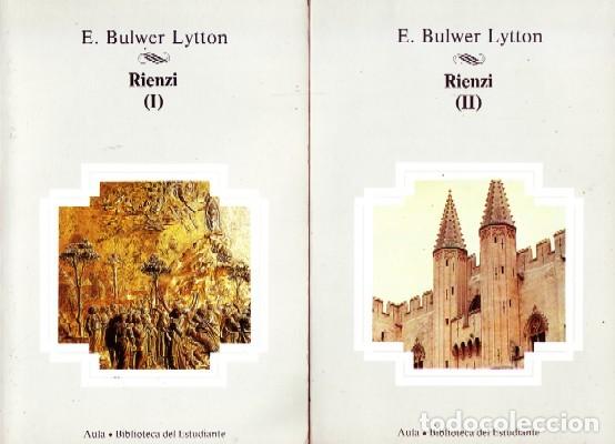Libros de segunda mano: RIENZI (2 TOMOS) BULWER LYTTON, E. L-1445 - Foto 1