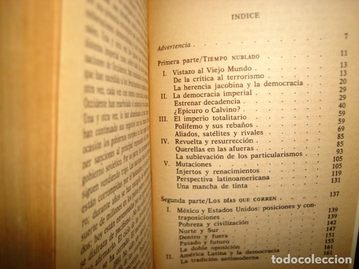 Libros de segunda mano: 31- OCTAVIO PAZ. TIEMPO NUBLADO - Foto 3