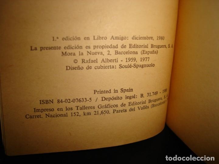 Libros de segunda mano: 31- LA ARBOLEDA PERDIDA - RAFAEL ALBERTI - Foto 4