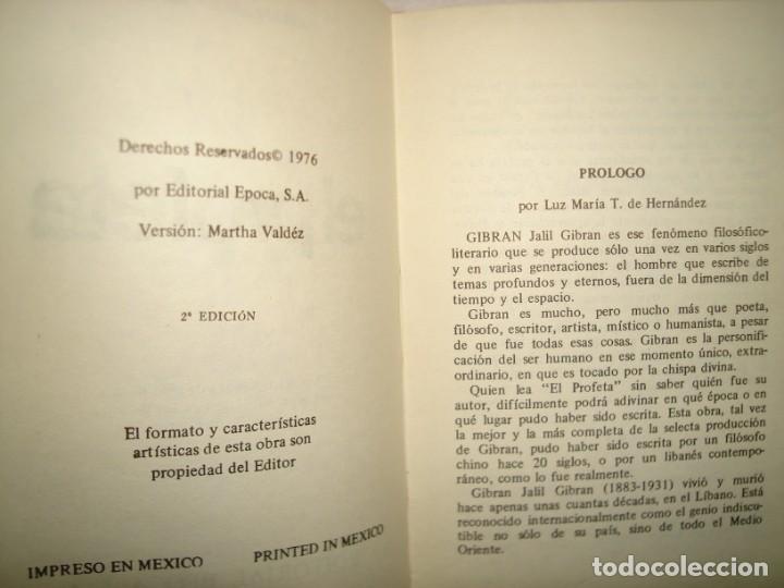 Libros de segunda mano: 31- EL PROFETA - GIBR&Aacute;N JALIL GIBR&Aacute;N - 1976 - Foto 4