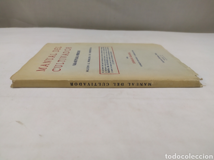Libros de segunda mano: Manual del cultivador, Instituto Editorial Reus, - Foto 2